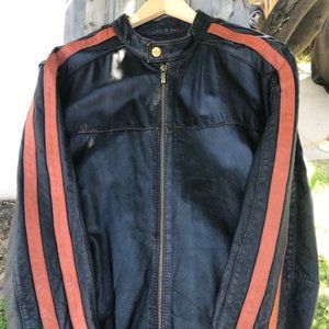 Wilson leather vintage motorcycle jacket